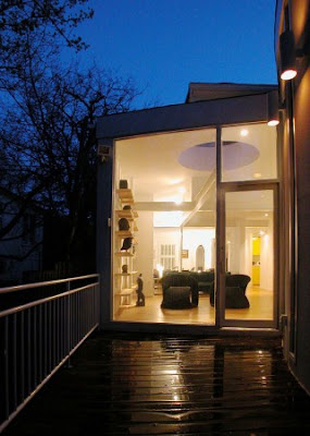 modern house decorating exterior terrace