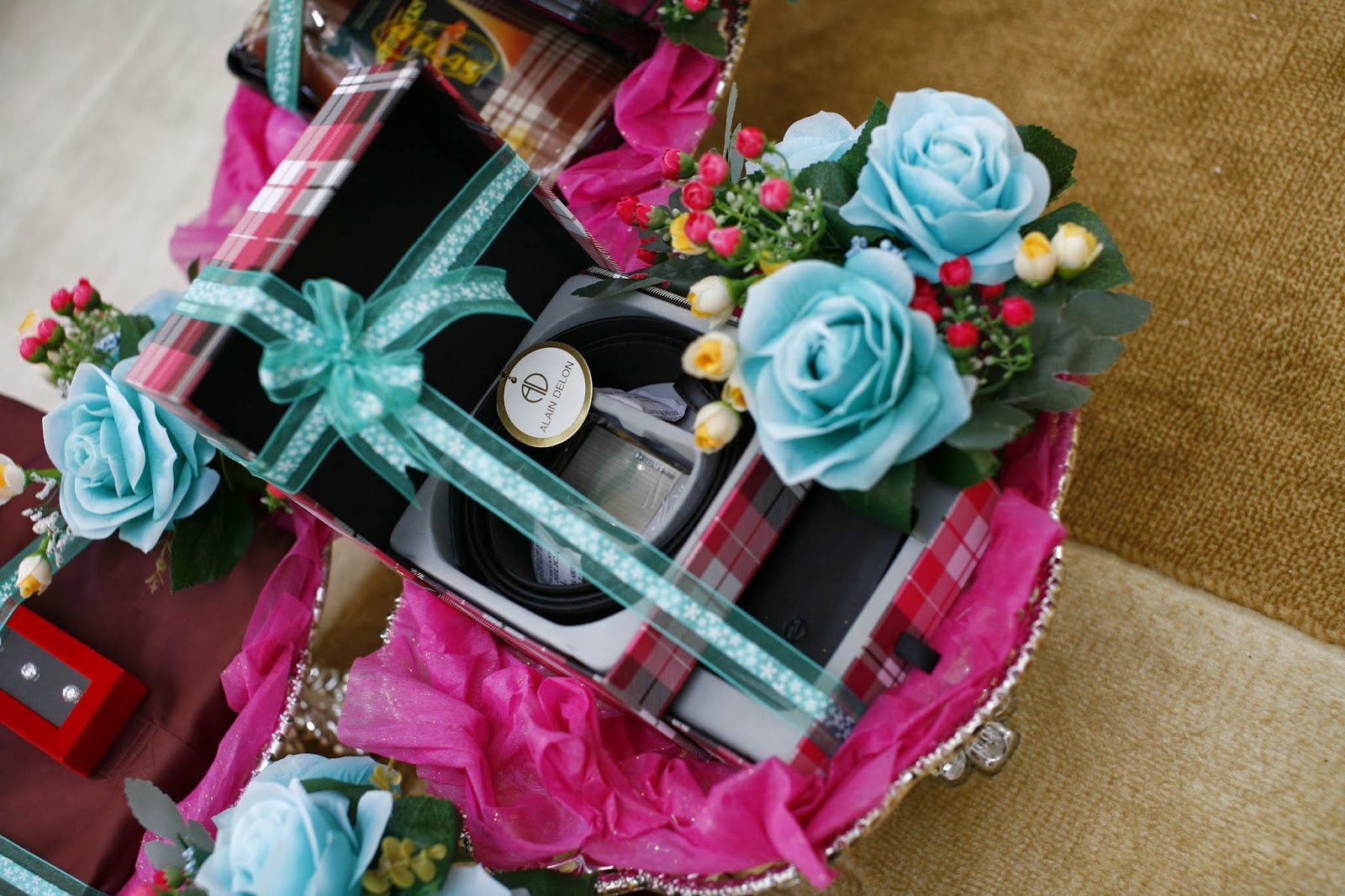 Idea gubahan hantaran perkahwinan atau pertunangan  dé ef-jay