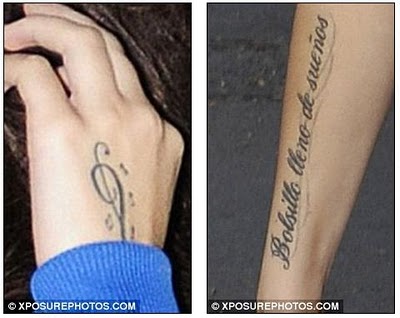 Question Mark Tattoos on Cher S Brats  Cher Lloyd S 14 Tattoos