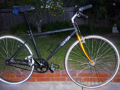 Sepeda Fixie Hitam