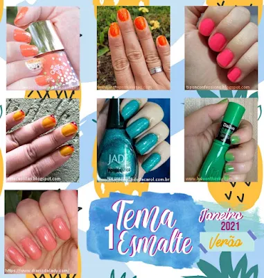 Um Tema, Um Esmalte Verão: Esmalte Dailus Cruz Quero