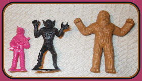 Chewbacca; Galaxy Laser Team; Galaxy Lazer Team; Great Ape; Horror Play Set; Luke Skywalker; Lycan; MPC 60mm Figures; MPC Horror Play Set; Small Scale World; Star Wars; Tim Mee; Toy Big-Foot; Toy Sasquatch; Toy Yeti; Unknown Plastic Figure; Wolfman; Wookie;