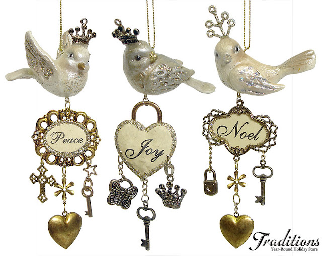 Metal Bird Ornaments