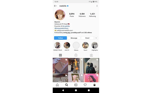 senarai top 10 individu paling ramai followers instagram di malaysia