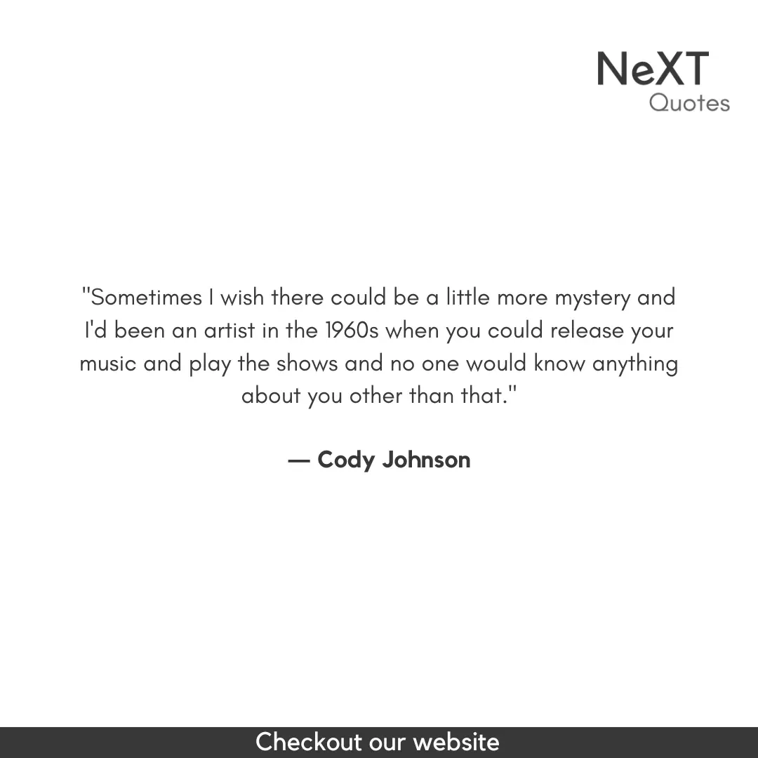 Cody Johnson Quotes