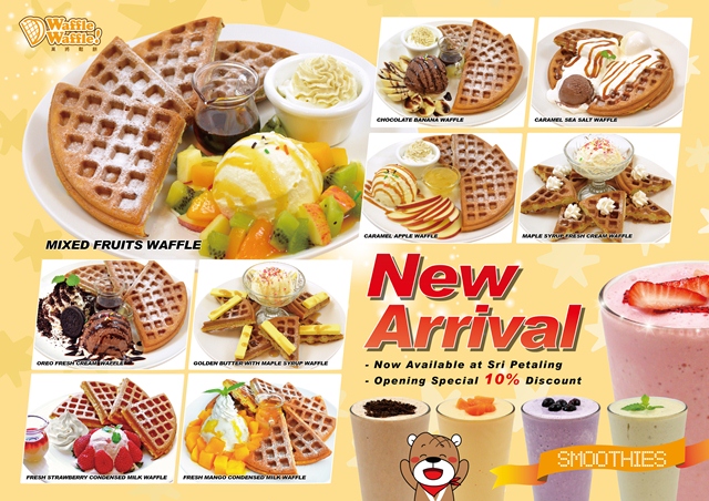 Laundfle Cafe, WaWa Land, Waffle! Waffle! Sri Petaling