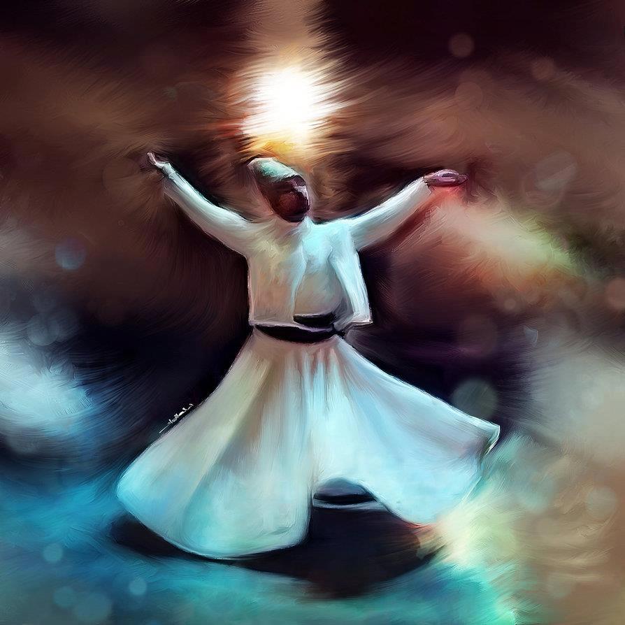 Awesome Quotes of Rumi Sufi : Both light and shadow are the dance of love.