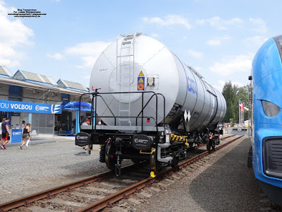 Cysterna serii Zacens, Tatravagónka, GATX, Czech Raildays 2018
