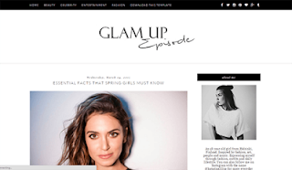 Glam Up Blogger Template