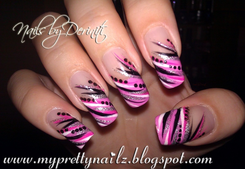 Pink And White French Nail Designs