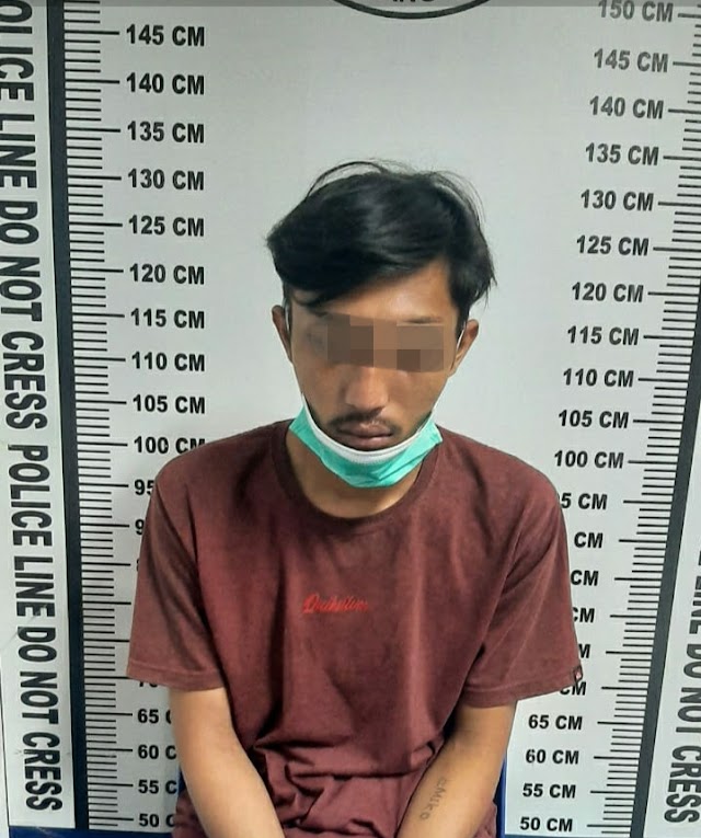Bawa Shabu 2.15 Gram,Miko Terpaksa Lengket di Polresta Siantar