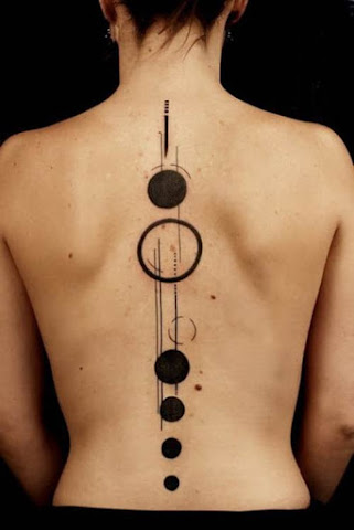 19 Awesome Spine Line Tattoos