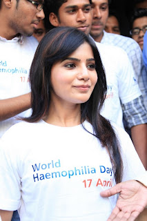 samantha stills at hemophilia society