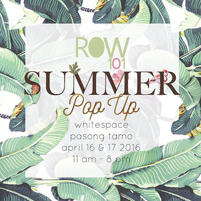 #Row101SummerPopUp