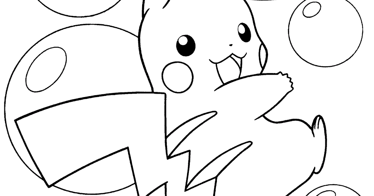 5 Gambar Mewarnai Pokemon Untuk Anak PAUD dan TK