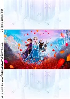 Frozen 2: Free Printable Candy Bar Labels.