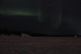 Northern Lights on Lake Inari, Finnish Lapland