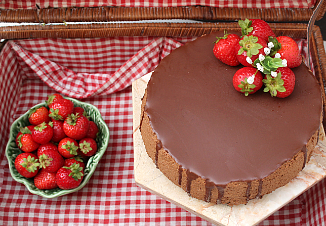 Bolo mousse de chocolate