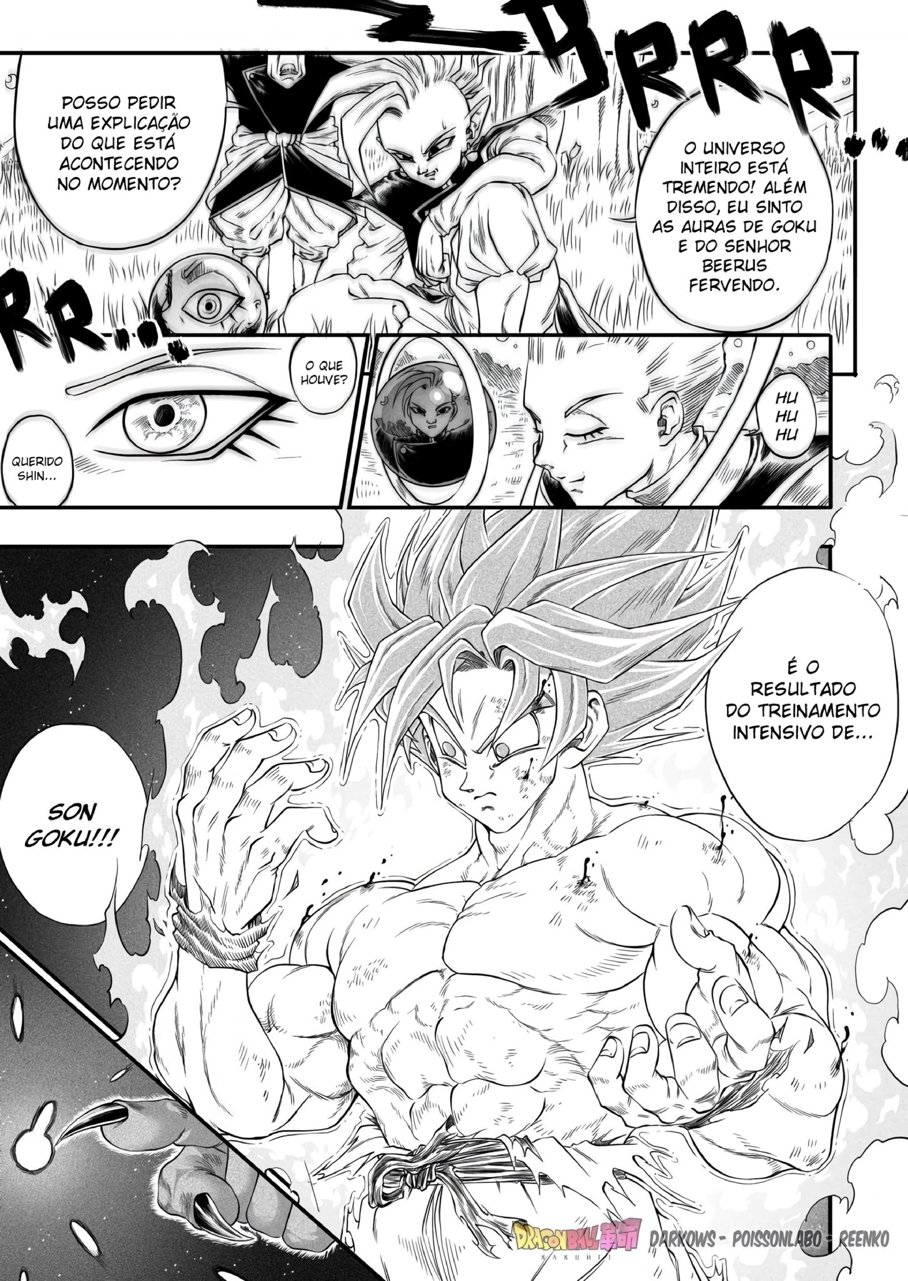 Dragon Ball Kakumei (POR) - Manga en lecture gratuite - Page 2 de Capítulo  01: O último treino do Goku !! - Mangadraft