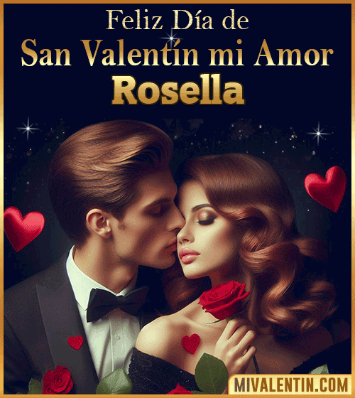 Tarjetas Feliz día de San Valentin Rosella
