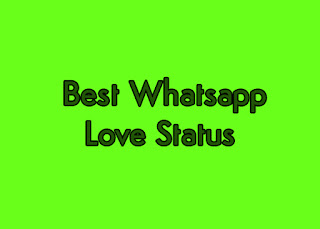 best whatsapp love status