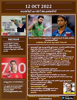 Daily Malayalam Current Affairs 12 Oct 2022