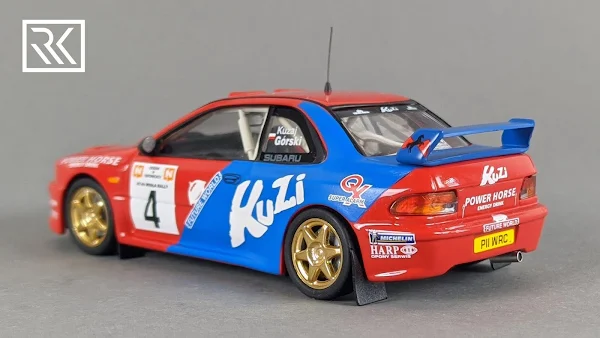 Zdjęcie modelu 1:43 Trofeu Subaru Impreza S5 WRC '98, Rajd Wisły 1999, L. Kuzaj / A. Górski