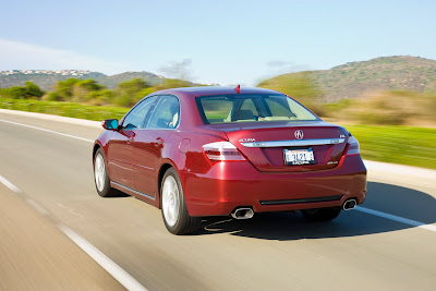 2010 Acura RL Rear Angle View