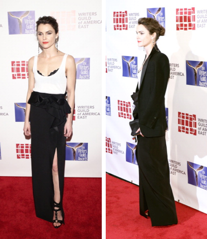 Keri Russell in Givenchy for 2014 Writers Guild Awards