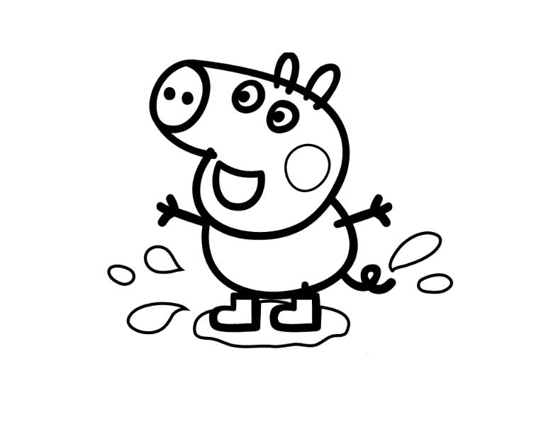 Peppa Pig Coloring Pages