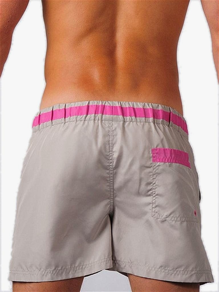 2Eros Icon 2 Shorts Gray-Pink Cool4Guys