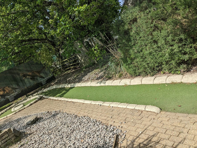 Crazy Golf at Sandford Holiday Park in Dorset. Photo by Martyn Williams, May 2023