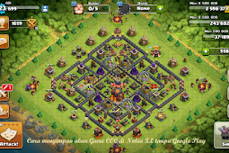 Cara menyimpan akun Game COC di Nokia XL tanpa Google Play