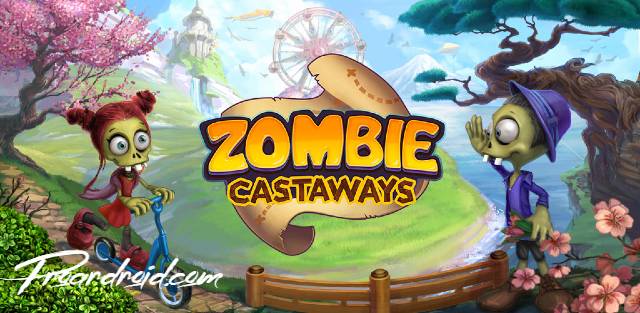 تحميل لعبة الاستراتيجية الممتعة Zombie Castaways النسخة المهكرة للاجهزة الاندرويد