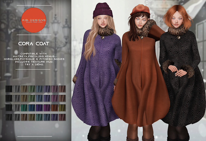 KiB Designs - Cora Coat @Orsy Event 9th January
