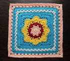 Free Crochet Pattern - Spring Fling Square 12"