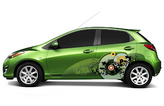 gambar modifikatin mazda2 Mazda 2 With a Modification of the Airbrush Color Mazda2 Color Edition