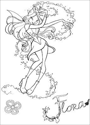 Winx Club Coloring Pages on Winx Club Fairies