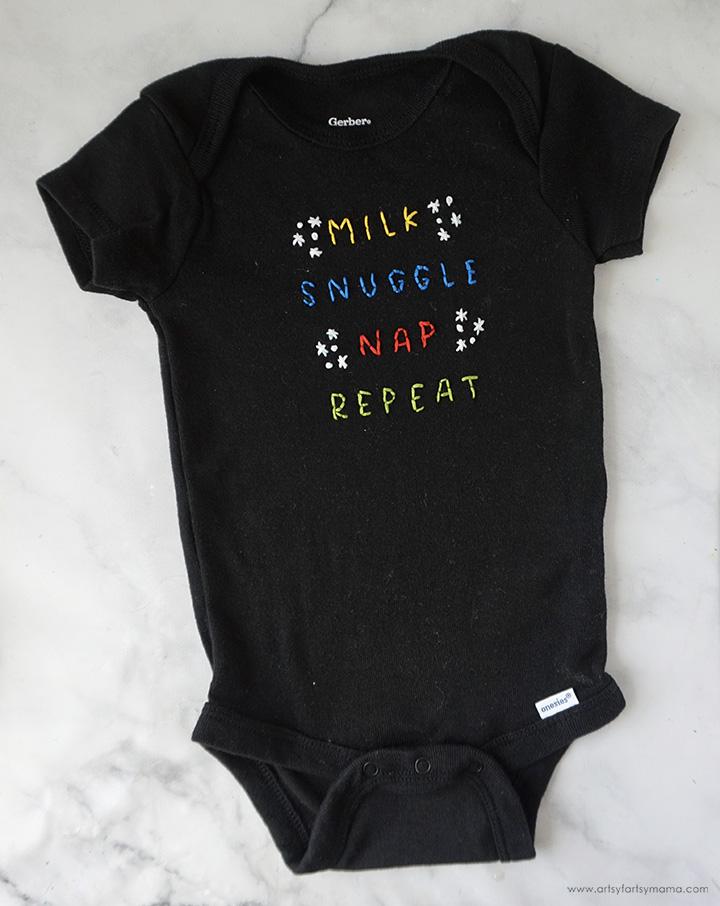 Embroidered Baby Onesie