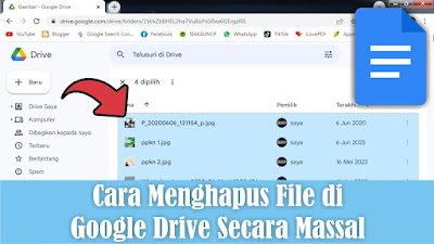 Cara Menghapus File di Google Drive Secara Massal