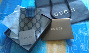 GucciiPhone/iPod touch case beige/blue GG plus fabric with blue leather .