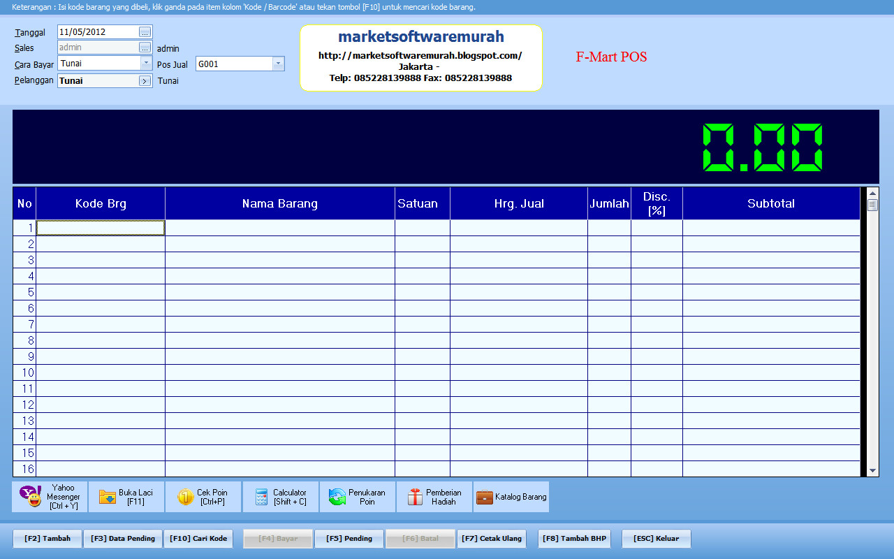 Contoh Faktur Obat  Service Laptop