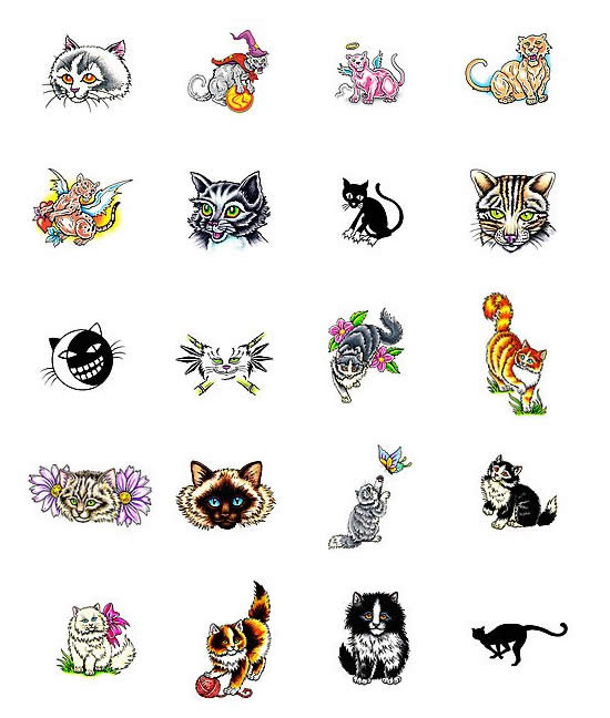 Cats can inspire tattoo designs. In Thailand, the 'Siamese' cat was the 