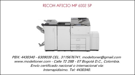 RICOH AFICIO MP 6002 SP