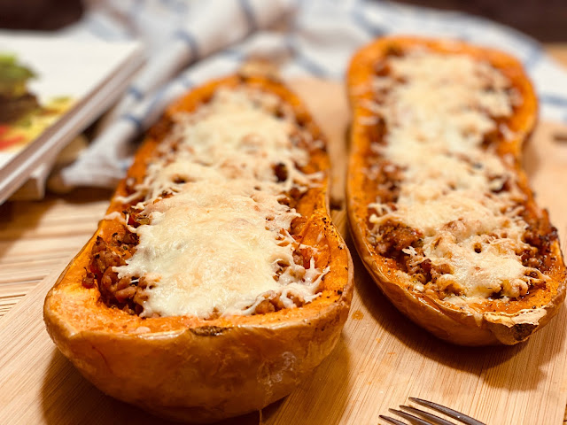 Zapallo (calabaza) relleno de ternera al chimichurri: receta argentina