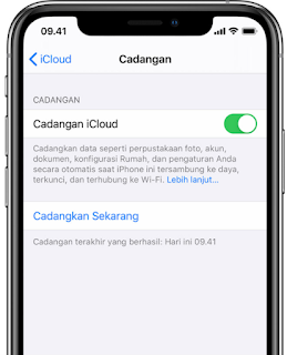 Cara Mencadangkan iPhone Ke iCloud