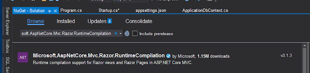 Microsoft.AspNetCore.Mvc.Razor.RuntimeCompilation