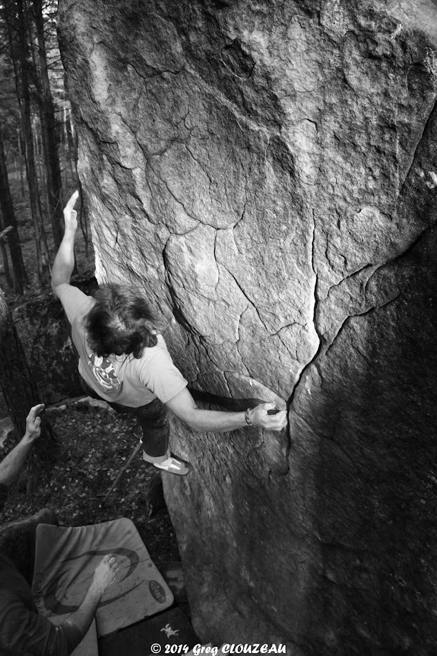 Didier Gérardin, De fil en aiguille, 6C/7A Franchard Cuisinière