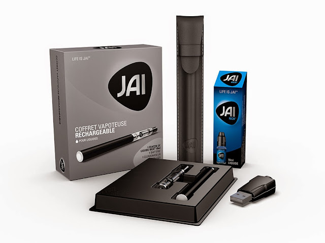 JAI, coffret vapoteuse avec e-liquide