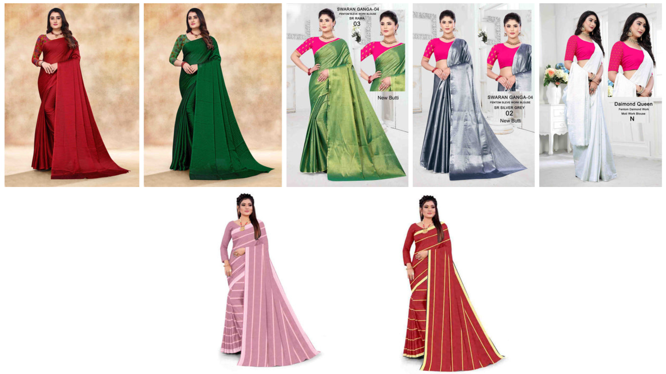 plain sarees wholesale in surat